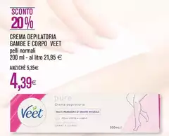Veet - Crema Depilatoria Gambe E Corpo