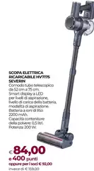 Severin - Scopa Elettrica Ricaricabile Hv7175