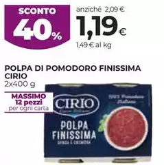 Cirio - Polpa Di Pomodoro Finissima Cirio - Polpa Di Pomodoro Finissima