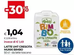 Mukki - Latte UHT Crescita Mukki - Latte UHT Crescita