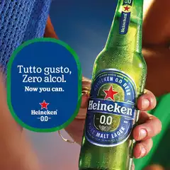Birra Heineken® 0.0. Tutto gusto, zero alcol. Now you can!