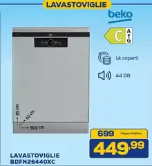 Beko - Lavastoviglie BDFN26440XC