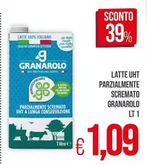 Granarolo - Latte UHT Parzialmente Scremato