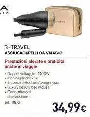 Bellissima - B-Travel Asciugacapelli Da Viaggio