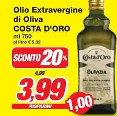 Costa d'Oro - Olio Extravergine Di Oliva