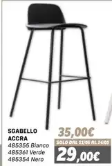 Solo - Sgabello Accra 485365 Solo - Sgabello Accra 485365