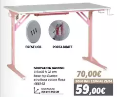 Scrivania Gaming Scrivania Gaming
