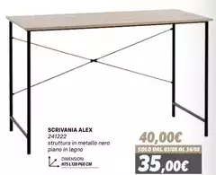 Alex - Scrivania Alex - Scrivania