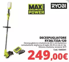 Max - Decespugliatore RY36L733A-120