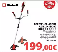 Solo - Decespugliatore Agillo 18/200  Da 6,8 Kg