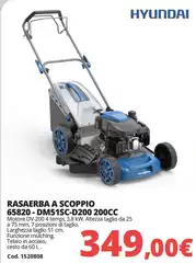 Hyundai - Rasaerba A Scoppio 658220 Dm51sc-d200