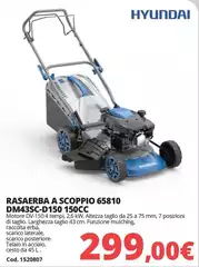 Hyundai - Rasaerba A Scoppio 65810 Dm43sc-d150