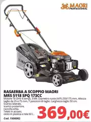 Rasaerba A Scoppio Majora Mrs 51185pq 173cc