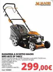 Rasaerba A Scoppio Mrs 4615 Sp 146cc