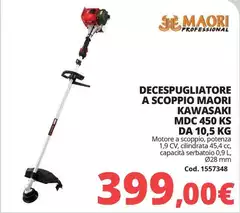 Kawasaki - Decespugliatore A Scoppio Maori MDC 450 KS Da 10,5 Kg