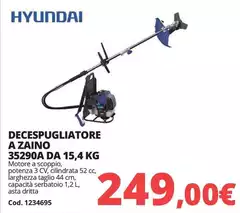 Hyundai - Decespugliatore A Zaino 35200a Da 154 Kg