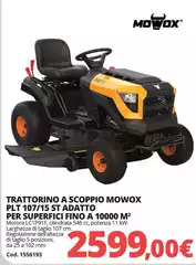Trattorino A Scoppio Plt 107/15 St Adatto Per Superfici