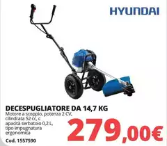 Hyundai - Decespugliatore Da 14.7 Kg
