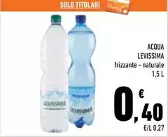 Levissima - Acqua Levissima - Acqua