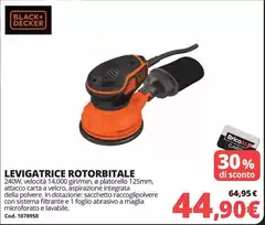 Black & Decker - Levigatrice Rotorbitale