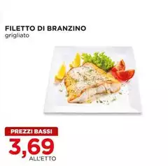Filetto Di Branzino Grigliato Filetto Di Branzino Grigliato