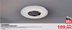 Cielo - Plafoniera Con Ventilatore Visby