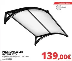 Pensilina A Led Integrato
