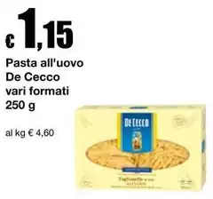 De Cecco - Pasta All'Uovo