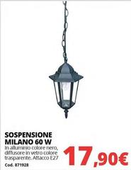 Sospensione Milano 60 W Sospensione Milano 60 W