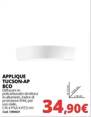 Applique Tucson-ap Bco