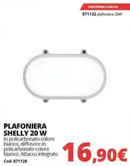 Plafoniera Shelly 20 W