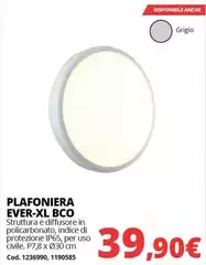 Plafoniera Ever-xl BCO