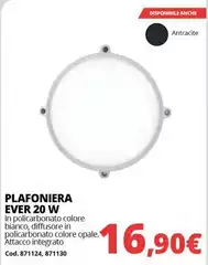 Plafoniera Ever 20 W