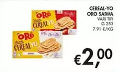 Oro saiwa - Cereal Yo