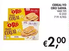 Oro saiwa - Cereal-Yo