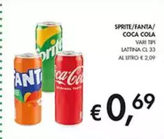 Coca Cola - Sprite/Fanta/