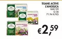 L'angelica - Tisane Active L'angelica - Tisane Active