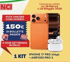 Valido - Iphone 17 Pro 256gb + Airpods Pro 3