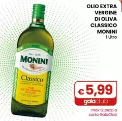 Monini  - Olio Extra Vergine Di Oliva Classico 1 Litro