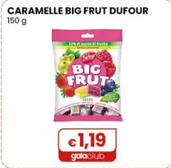 Dufour - Caramelle Big Frut 150 G