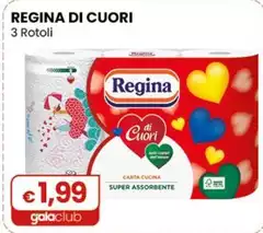 Regina - Di Cuori 3 Rotoli