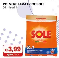 Sole - Polvere Lavatrice 26 Misurini Sole - Polvere Lavatrice 26 Misurini