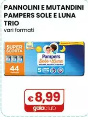 Pampers - Pannolini E Mutandini Sole E Luna Trio Vari Formati