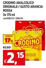 Crodo - Analcolico Originale/ Gusto Arancia Rossa