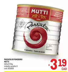 Mutti - Passata Di Pomodoro Mutti - Passata Di Pomodoro
