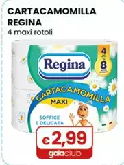 Regina - Cartacamomilla 4 Maxi Rotoli