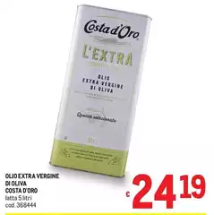Costa d'Oro - Olio Extra Vergine Di Oliva Costa d'Oro - Olio Extra Vergine Di Oliva