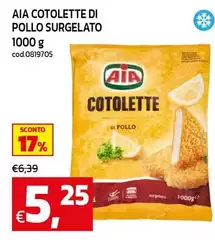 Aia - Cotolette Di Pollo Surgelato