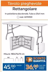 Tavolo Pieghevole Rettangolare Tavolo Pieghevole Rettangolare