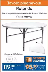 Tavolo Pieghevole Rotondo Tavolo Pieghevole Rotondo